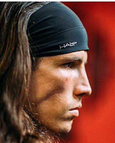 Halo Headband Bandit - 4" Wide Pullover Sweatband Running Headband Men Women Absorbent Soft Comfortable.Channels Sweat Out of Your Eyes Keeps Hair in Place No-Slip - color: Nightlight