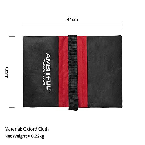 AMBITFUL Set of Heavy Duty Sand Bag Photography Studio Video Stage Film Sandbag Saddlebag for Light Stands Boom Arms Tripods(2 Packs) - color: AMBITFUL 2pcs SandBag