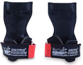 Lifting Grips PRO Weight Gloves Heavy Duty Barbell Gymnastics Straps Alternative to Power Hooks Deadlifts Adjustable Neoprene Padded Wrist Wrap - color: RdStRb, size: Small 5.0"-6.40" Wrist Size