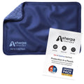 Medium Flexible Gel Ice Packs Reusable - Hot and Cold Soft Ice Packs for Injuries Reusable for Ankle, Arm, Foot, Leg, Back Pain Relief - 8" x 12" - Blue - size: Medium, style: Blue