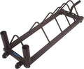 Barbell Plate Rack |Horizontal Olympic Bar Storage Rack |Weight Plates Holder with Handle and Wheels-800 lbs Capacity