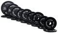 BalanceFrom Cast Iron Olympic 2-Inch Plate Weight Plate for Strength Training, Weightlifting and Crossfit, Multiple Packages - color: Style #2, style: F. 280LB Set