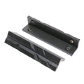 DEF 6" Vise Jaws Pads with magnetic, Soft Vice Jaws Cover, Multi-Purpose Protector for Any Metal Bench Vice, Set of 2, inch, Black