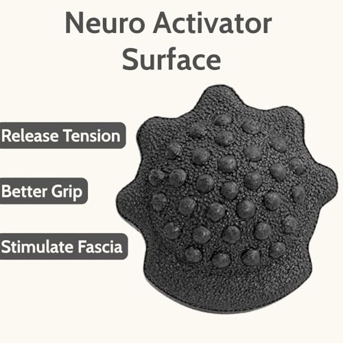 Rollga ACTIVATOR - The Better Massage Ball for Myofascial Release, Trigger Point Therapy, Acupoint & Yoga. Foot Massage, Physical Therapy & Lacrosse Ball in One. 3 Surfaces for Advanced Muscle Release