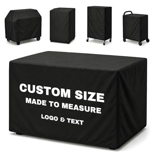 Custom Size Dust Cover Made to Measure Heavy-Duty 600D Waterproof Exterior Covers with Personalized Text or Logo for Furniture & Equipment, Patio Furniture, Tools (Industrial Dust Protection) - color: Industrial Dust Protection