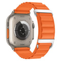 Alpine Loop Compatible with Apple Watch 3 Band 49mm 46mm 45mm 44mm 42mm 41mm 40mm 38mm Men Women, Nylon Sport Loop for Apple Watch Ultra 2/1 iWatch Series 11 10 9 8 7 6 5 4 3 2 1 SE - color: Orange