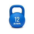 Steel Competition Kettlebells by Steve Cotter - Hard-Wearing Crack-Resistant Powder Surface Coating, 34mm Steel Handle with Non-Slip Super Textured Powder Coating Grip - Avail 6kg - 32kg - color: i) 12kg - Blue