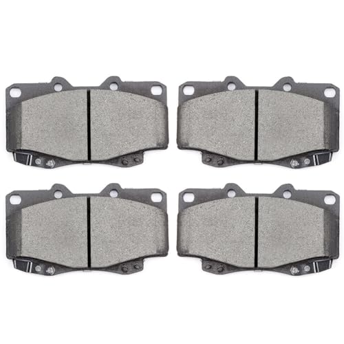 ECCPP D799-7671 4pcs Front Ceramic Disc Brake Pad Set Fit For Toyota 4Runner 1995-2002,For Toyota Tacoma 1995-2004 - style: D799 [4pcs]