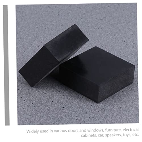 Homoyoyo 4pcs Home Furniture Cushion Exercise Mats for Floor Thick Rubber Shock Absorber Pad for Couch Pads