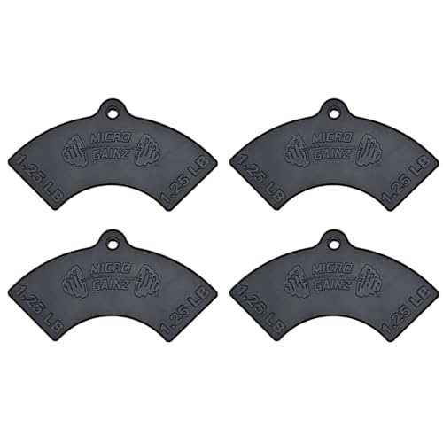 Micro Gainz 1.25LB Magnetic Plates for Nuobell Dumbbells, 2 or 4 Piece Set - size: 4 Piece Set