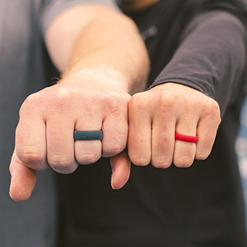 Women's Black Classic Quality Silicone Ring Size 06 - color: Black - Pick & Axe, size: Size 6
