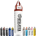 Outslayer 80 Pound Filled Punching Bag Boxing and MMA Made in USA - color: White/Red, style: With Bottom D-Ring