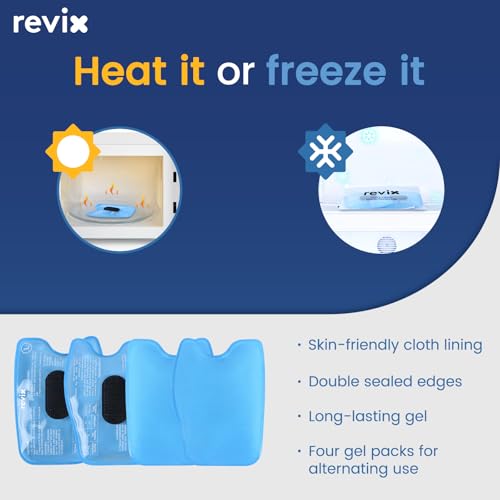 REVIX Wisdom Teeth Ice Pack Head Wrap with 3D Sewing Jaw Ice Pack for Face Oral Surgery Pain Relief for TMJ, Tooth Extraction & Teeth Removed, Extra Snug Fit with 4 Hot Cold Gel Packs, Lavender-Pack 1 - style: Lavender-Pack 1