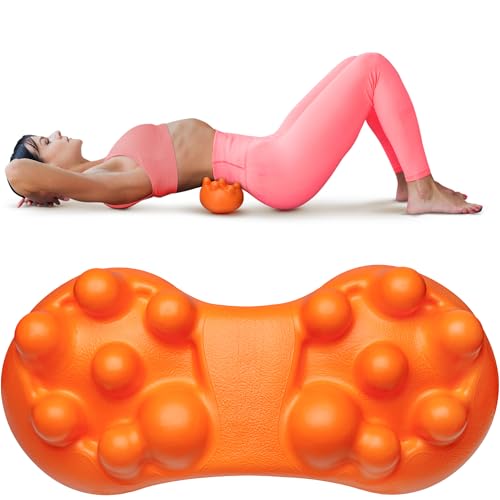 EcoEarth Hip Massager for Psoas Release (Firm) - 14 Massage Nodes for Sciatica & Piriformis Syndrome Pain Relief - Trigger Point Deep Tissue Massage Tool for Hip & Lower Back Pain - style: Firm