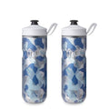HydraPak | Polar Bottle - Polar Sport Insulated Water Bottle 2-Pack - BPA-Free, Sport & Bike Squeeze Bottle with Handle (Contender Blue, 600ml / 20oz) - color: Contender Blue, style: 20oz/600ml (2-Pack)
