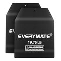 EVERYMATE Tactical Weighted Vest Plates – 3.75/5.75/8.75/14.5/19.75LB Pairs – Insert Weighted Vest Plates- Contoured Ergonomic Fit – WODs, Strength Training, Running, Weight Plates for Vest - color: 19.75LB*2, size: Curved