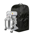 Commercial food mixer cover - a waterproof protective cover suitable for 10 quart vertical mixers, with a handle on the top and pockets on the side; Made of black high-density Oxford cloth - size: Suitable for 10-quart