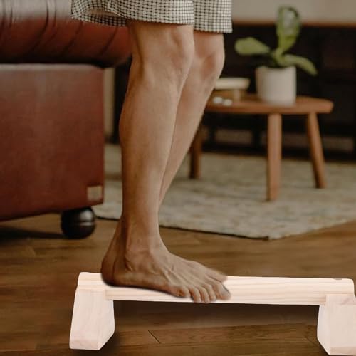 2PCS Wood Push Up Bars with Non Slip Base Pad Exercise Home Workout Equipment Wooden Parallettes Handle Stands Grip for Men Strength Training, Planks Calisthenics - size: 30cm