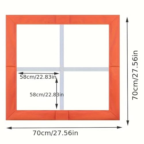 Square Training Equipment Folding Flexibility Agility Ladder Trainer Equipment Speed Training Fitness Ladder for Outdoor Indoor Home