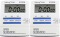 Sper Scientific Talking Timer with Audible Countdown Voice Announcements 810038 - Large LCD Display, Hands-Free Timer with Loud Alarm & Memory Recall - Perfect for Cooking, Labs, Fitness & more - 2 pc - size: 2 Pack