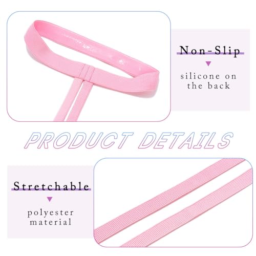 Rave Leg Wraps Elastic Garter Plus Size Leg Straps Music Festivals Outfits for Women - color: Pink