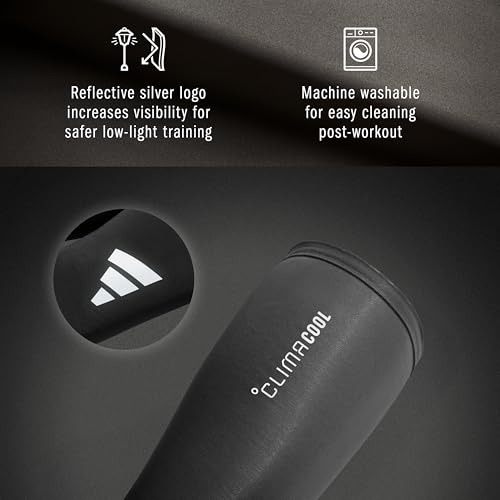 adidas Climacool Compression Arm Sleeves - color: Black, size: Youth