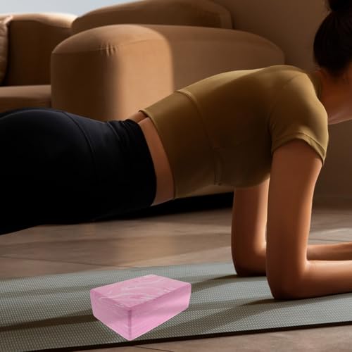 YARNOW Yoga Blocks High Density Non-slip Foam Dance Workout Accessories Lightweight Yoga Bricks for Balance and Stretching Fitness Exercises