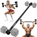 Dumbbell Converter, Convert Dumbbells to Barbell Set, Weight Bar for Bench Presses, Squats, Hip Thrust, Deadlifts, Home Weightlifting and Strength Training, Versatile Home Gym Equipment - color: Black