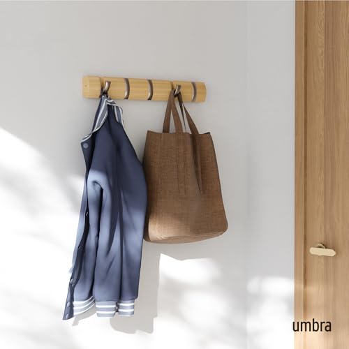 Umbra Flip 5 Wall Mounted Hook - color: Natural, size: 5-Hook