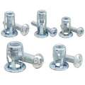 50 Pack Hollow Door Anchor Set, M4 M5 M6 M8 | Metal Cavity Fixing, Aluminium Cladding, Extra Short Wall Anchors for Steel Pipe Iron Sheet Plastic Sheet, M4 M5 M6 M8 - size: 50 Pack(M4 M5 M6 M8)
