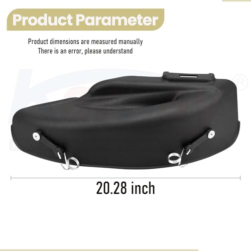 Karbay 532406581 Lawn Tractor 46-in Deck Mulch Cover Assembly Compatible with Craftsman Husqvarna AYP 46" Stamped Deck Mower, Replace 405454, 406581