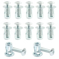 Waziaqoc 12Pcs M6 x 25 Hollow Door Anchor, Petal Expansion Nuts | Cavity Fixing Door Anchor, For 0-5 mm Door Extra, Aluminium Cladding Sheet Pipe, Iron Sheet, 12 x 18 mm - size: M6 x 25
