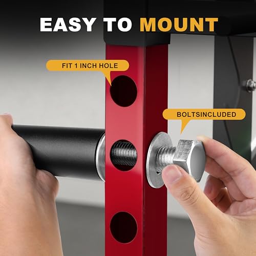 EVERYMATE Weight Plate Holder Power Rack Attachment 2 Inch Olympic Plate Storage Power Squat Rack Holder Weight Plates for 2x2 3x3 2x3 Power Cage Accessories Weight Plate Rack - color: A-1" hole(4pcs)-9.05 Inch