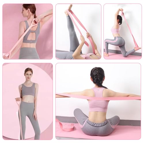 Pilates Ring and Ball Set, 6 Pcs Home Pilates Kit with 13” Circle Circle Yoga Ring 3 Resistance Bands 9.8” Pilates Ball Pilates Grip Socks, Pilates Essential Kit for Women Girl Home Workouts - size: 13 PCS