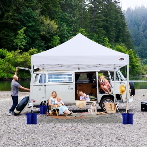 ABCCANOPY Canopy Weights 150 LBS Tent Sand Bags,4-Pack Blue(No Sand) - color: Blue, size: 150 LBS