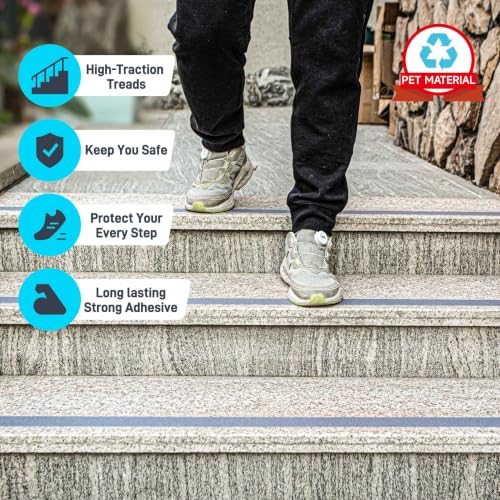 LifeGrip Anti Slip Tape 2" x38' Waterproof Grip Tape for Stairs, Grey | Friction, Abrasive Adhesive Tread Steps, Outdoor Heavy-Duty Grit Grips Wood, Concrete, Metal, Safe for Ramps & Ladders - color: Grey, size: 2" X 38'