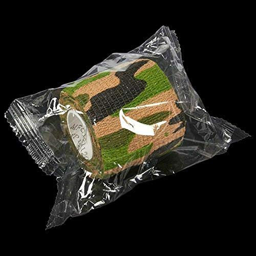 Sensi Wrap Grip Cover Sports Self Bandage Rolls 2-inch x 5-Yards 24pcs (Jungle Camo) - color: Camo