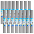 Funtery 3 mm Thin Yoga Mats Bulk, 68 x 24 Inches Lightweight PVC Exercise Mats Non Slip Workout Fitness Pads for Yoga Pilates Stretching Classes Gym Home Studio - color: Grey