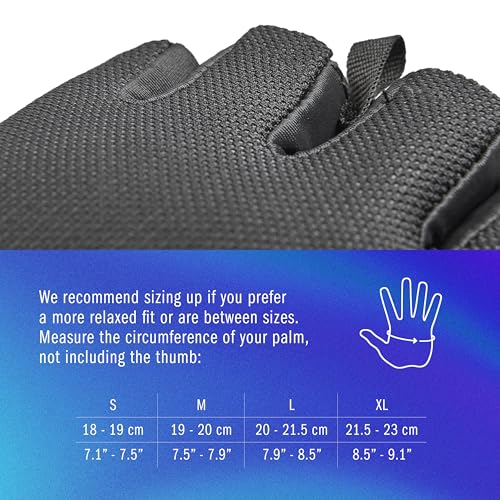 adidas Essential Training & Weightlifting Gloves, Fingerless Workout Gloves - color: Blue, size: Small