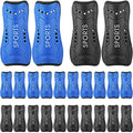 Civaner Youth Soccer Shin Guards Lightweight Breathable Child Calf Protective Gear Soccer Equipment Kids Shin Guards for 4-12 Boys and Girls Children Teenagers - size: M，4-8 years old