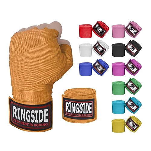 RingsideBoxing Handwraps - color: Neon Orange, size: 1 Pair