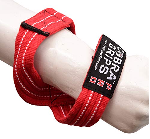 Deadlift Straps Figure 8 Loop Lifting Straps The #1 Choice for Power Lifters weightlifters workout Enthusiasts - color: Red, size: 80 cm 8.0"+ And Up Wrist Circumference