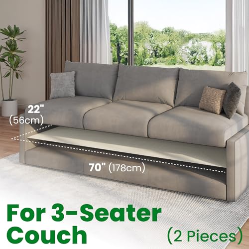 ECOHomes Non Slip Couch Cushion Grip Pad (3 Seater [2PCs Pack]) | Keep Sofa Cushions from Sliding, Couch Cushion Pads, Anti Slip, Sofa & Patio Grips, Mattress Gripper Stopper, Prevent Sliding - size: 3 Seater Couch [2PCs Pack]