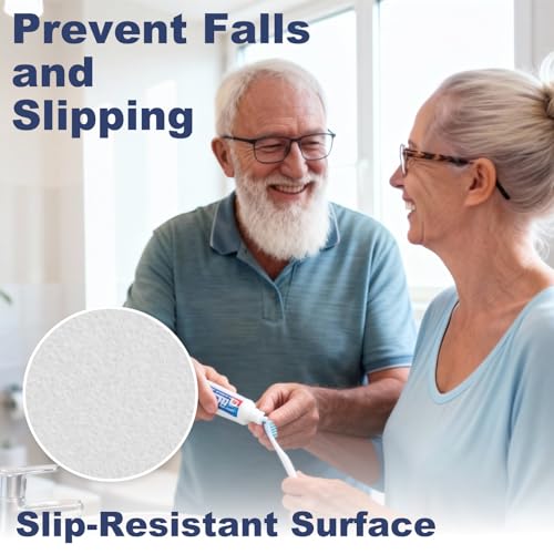 Gecork 28 PCS Bathtub Non Slip Stickers with Strong Adhesive, Invisible Anti Slip Shower Strips with Scraper for Bath Tub, Shower Floor, Stairs