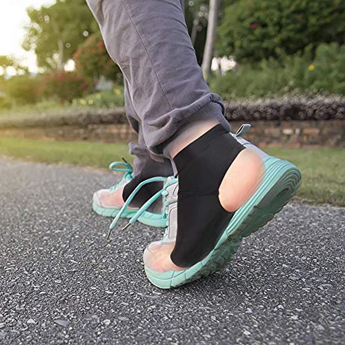 Plantar Fasciitis Arch Socks with Gel Pads, Arch Ankle Support Sleeves for Flat Feet, Compression Ankle Arch Brace Wrap for Men and Women, Heel Spurs, Flat Foot, High/Low Arch Relief, 1 Pair