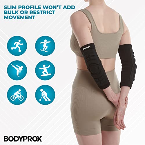 Bodyprox Elbow Protection Pads 1 Pair, Elbow Guard Sleeve - size: Small