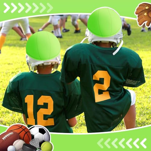 Ramede Football Helmet Covers for Practice Scrimmage Cap Helmet Cover Scrimmage Cap for Youth Adult Football Hockey Training Accessories 10.4 Inch in Diameter - color: Green, size: Regular Style