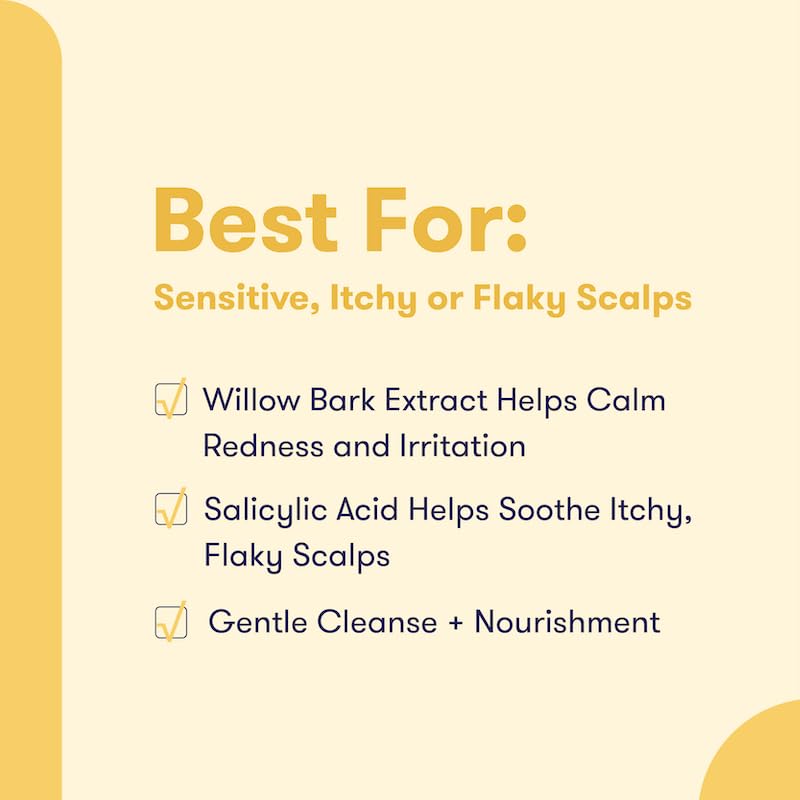 HiBAR - Soothe Conditioner Bar - For Dry, Itchy, Flaky Scalps - Improves Scalp Health - With Willow Bark Extract & Salicylic Acid - Plastic-Free - Soap, Paraben & Sulfate-Free -Color Safe -1 Solid Bar - style: Soothe - Calms & Relieves
