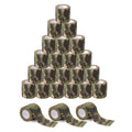 Sensi Wrap Grip Cover Sports Self Bandage Rolls 2-inch x 5-Yards 24pcs (Jungle Camo) - color: Camo