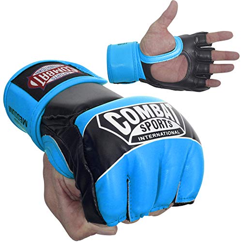 Combat Sports Pro Style Grappling MMA Gloves - color: Red, size: Standard